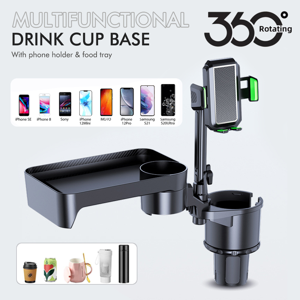 360° Rotatable Car Cup Holder  - Food Snacks Drinks 评论和价格