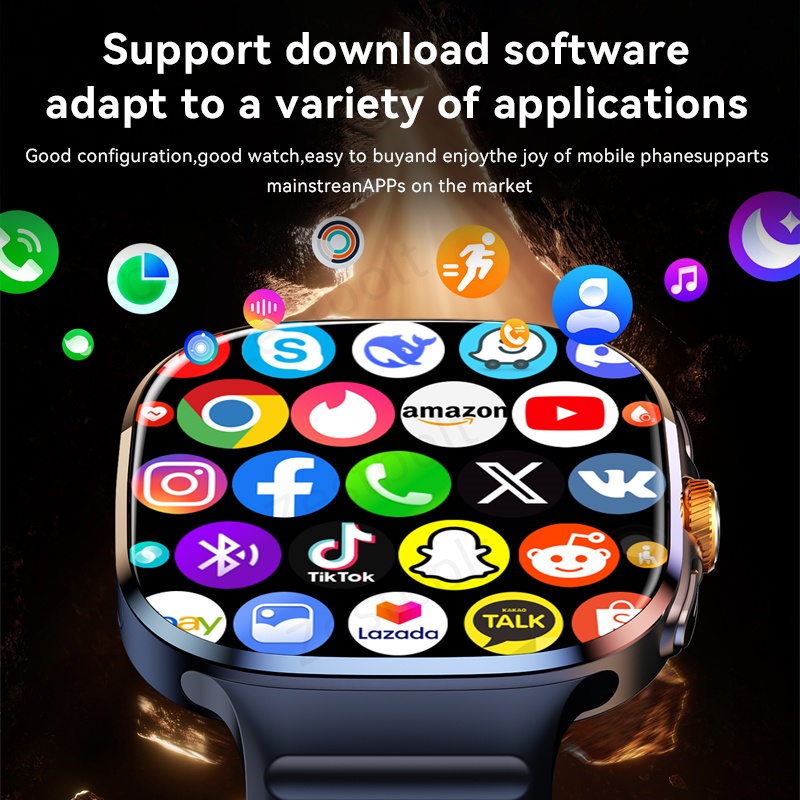M99 Smartwatch 2.4inch Larger  - Seaweed Snack 评论和价格