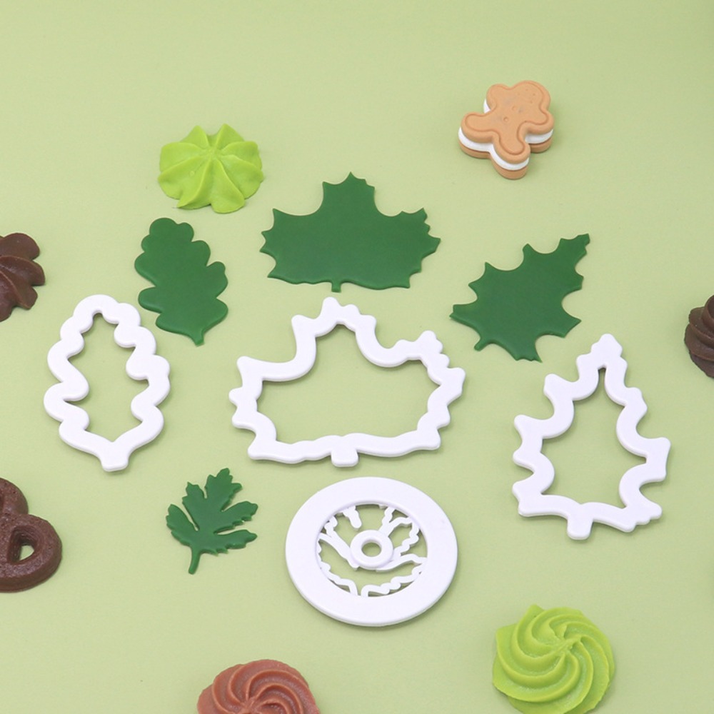 4Pcs Set Fall Leaf Cookie Cutt - Cookies Pack 评论和价格