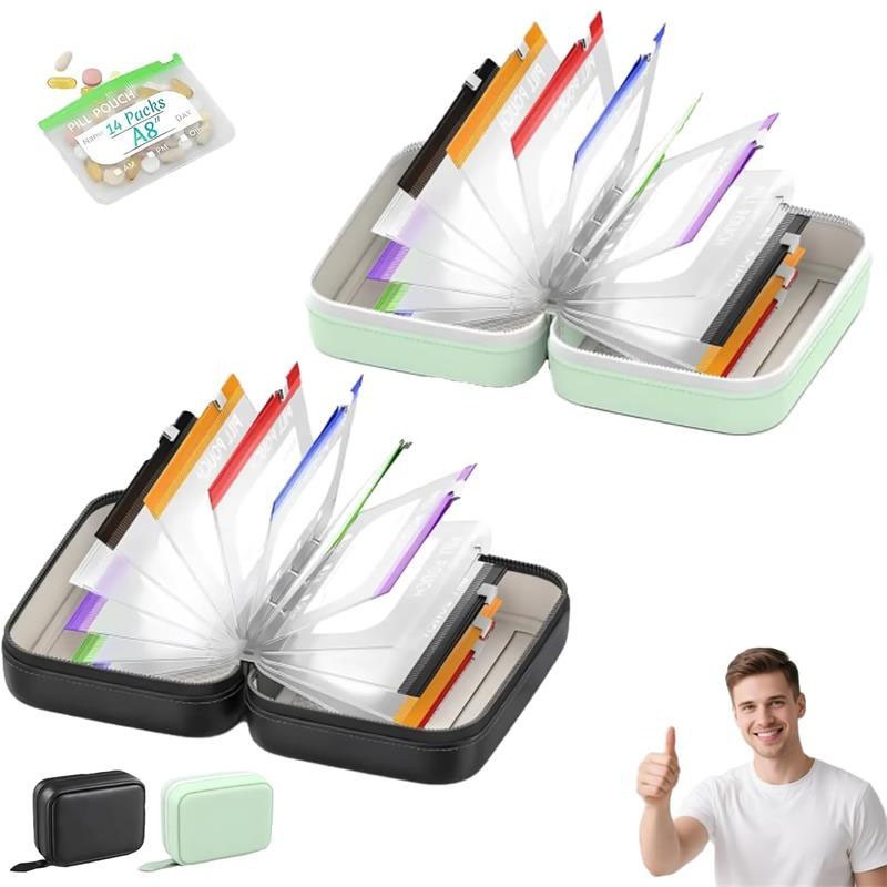 Waterproof Pill Pouch Set – 14 - Seaweed Snack 评论和价格